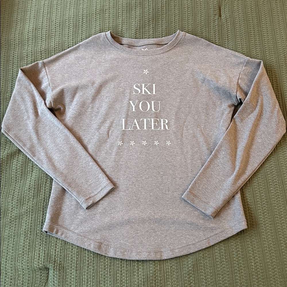 Fera Long Sleeve 'Ski You Later' Top, Small